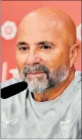  ?? ?? Jorge Sampaoli, ayer.