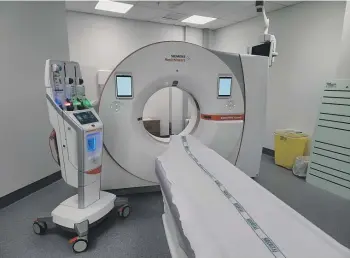  ?? ?? A new state of the art CT scanner has been installed at Nelson Hospital, with a second coming in March. Wairau Hospital in Blenheim will receive a new one in May.