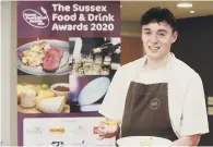  ?? ?? Dan Ibbotson, winner Sussex Young Chef of the Year