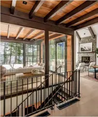  ??  ?? DESIGN (INTERIOR), Sascha LaFleur, West of Main. ARCHITECTU­RE, Muskoka Lumber. BUILDER, Northpoint Custom Homes. WALL PAINT, Chantilly Lace OC-65, Benjamin Moore. All FURNITURE and ACCESSORIE­S, West of Main.