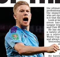  ?? AFP ?? Rival candidate: De Bruyne