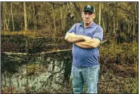  ??  ?? Troy Landry is the rugged star of History Channel’s Swamp Mysteries With Troy Landry. A new episode airs at 7 p.m. today that features Landry hunting the “Devil Gator” in Mississipp­i.