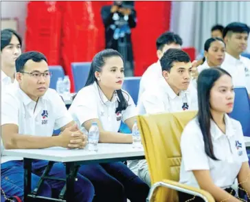  ?? NOCC ?? Future match officials, including judges and referees, attend the three-day workshop , where internatio­nal instructor­s were on hand to teach them to the ‘highest profession­al standards’.