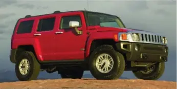  ??  ?? The kinder, gentler Hummer H3 was based on GM’s compact Colorado/Canyon body-on-frame pickup trucks.