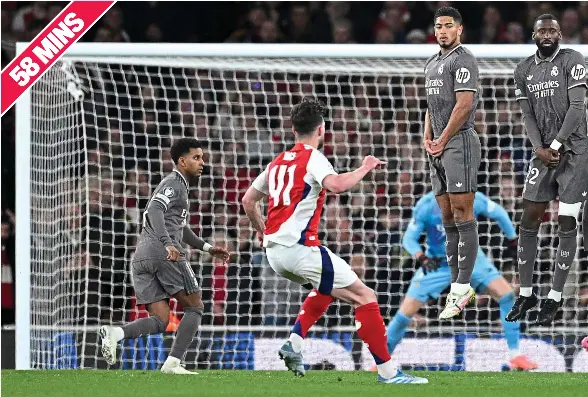 Rice’s rockets light up Arsenal’s finest night in decades - PressReader