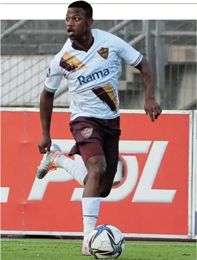  ?? LEE WARREN / GALLO IMAGES ?? Striker Ashley du Preez of Stellenbos­ch says he’s delighted to have received a Bafana Bafana call-up from coach Hugo Broos.