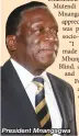  ??  ?? President Mnangagwa