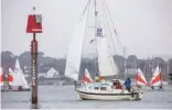  ??  ?? BELOW: The approach to Emsworth is shallow but there’s plenty of activity when the tide’s in