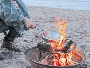  ??  ?? Cooking food on Whitstable and Herne Bay beaches could be banned