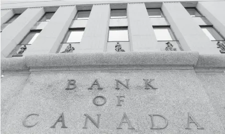  ??  ?? The central bank building in Ottawa. Experts say consumers should expect a rate increase in July.