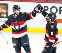  ?? FRED CHARTRAND/THE CANADIAN PRESS ?? After ending a 15-game drought, Senators forward Derick Brassard is looking for more goals.