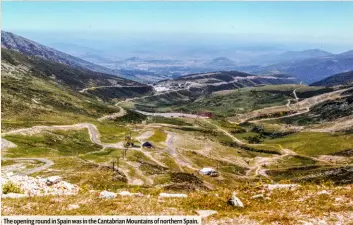  ??  ?? The opening round in Spain was in the Cantabrian Mountains of northern Spain.