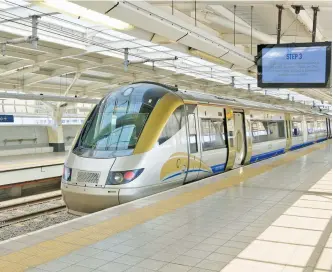  ?? Picture: Shuttersto­ck ?? SLOWING. The annual Gautrain fare increase was delayed and parking fees suspended because of the stresses brought about by the coronaviru­s lockdown.