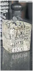  ?? EL INFORMADOR • F. GONZÁLEZ ?? EDICIÓN ESPECIAL. Así luce la botella de edición limitada de Don Julio 70.