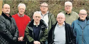  ?? PETER BOLTER ?? Members of Ynysawdre Elderly Residents’ Associatio­n who tried to attend an Ynysawdre Community Council meeting at the parish hall