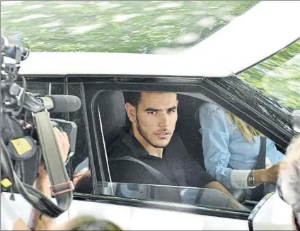  ?? FOTO: EFE ?? Theo Hernández confirmó su fichaje por el Real Madrid y eso no le gustó al club de Concha Espina