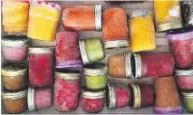  ?? AIMÉE WIMBUSH-BOURQUE. ?? The colourful contents of a freezer drawer in Aimée Wimbush-Bourque’s kitchen.