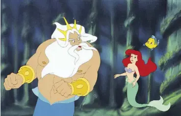 ?? DISNEY ?? The Little Mermaid, released in 1989, was created by using traditiona­l hand-drawn animation techniques, appealing to children’s imaginatio­ns and compelling their humanity.