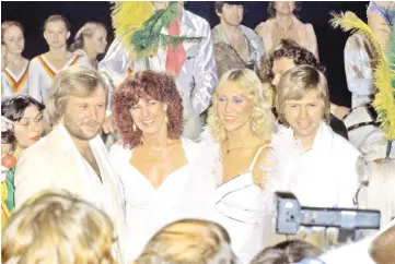  ??  ?? Swedish pop group Abba in 1980. — AFP file photo