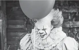  ?? WARNER BROS. TNS ?? Bill Skarsgard, who plays a mysterious prisoner in “Castle Rock,” was a monster clown in the movie adaptation of King’s “It.”