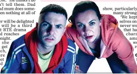  ?? ?? COMEDY: Hilary as Mairead in Young Offenders with onscreen son Conor
