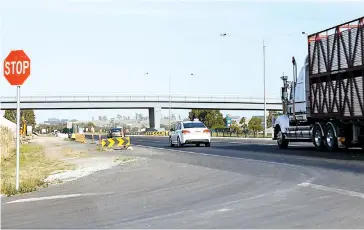  ??  ?? The $28 million freeway overpass at Sand Rd, Longwarry will open to traffic tomorrow.