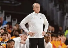  ?? Artie Walker Jr./associated Press ?? Former Texas coach Rick Barnes and No. 2 seed Tennessee loom as a possible second-round matchup for the Longhorns nine years after the school fired him.