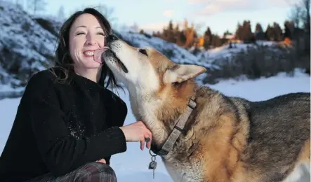  ?? Calgary Herald/Files ?? Danyael Halprin used testing to figure out the makeup of her mixed-breed dog Jiboo and got some news she was not expecting.