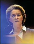  ??  ?? La présidente de la Commission européenne, Ursula von der Leyen.