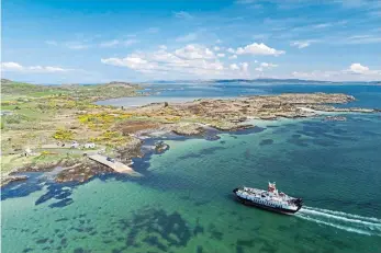  ?? ?? The Hebridean island of Gigha is the setting for mystery series Murder Island, in which amateur sleuths must catch the killer