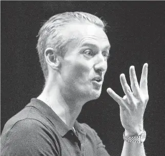  ?? DARREN BROWN/OTTAWA CITIZEN FILES ?? National Arts Centre conductor Alexander Shelley is exploring the schism between the opposing creative forces of 1920s classical music in a five-concert mini-festival.
