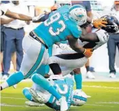  ?? WILFREDO LEE/AP ?? Ndamukong Suh had 48 tackles, 4.5 sacks and two forced fumbles last season.