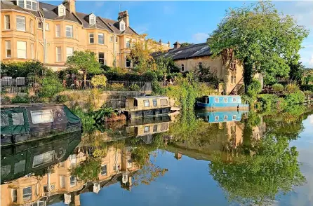  ?? ?? The most beautiful part of the canal in Bath. By Martin Fullekrug.