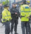  ?? FOTO: JAFP ?? In Großbritan­nien wurde die Terrorwarn­stufe von „kritisch“auf „ernst“gesenkt.