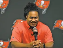  ?? Chris O'Meara / Associated Press ?? Tampa Bay draft pick Vita Vea, a Milpitas graduate, is a defensive lineman. The Bucs chose Vea in the first round.