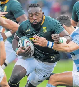  ?? /Anton Geyser/Gallo Images ?? Key carrier: Tendai Mtawarira is set to start against the All Blacks and will have a major role to play at scrum time against the hosts.