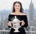  ?? AP ?? US Open champ Bianca Andreescu.