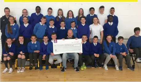  ??  ?? SIXTH class from St Joseph’s NS Mell took part in the Junior Entreprene­ur project and after going through a number of ideas they decided to hold a bake sale to promote their idea, ‘Name Frame’. They spent part of the money on a pizza party for the...