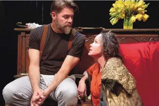  ?? COURTESY OF MADRONE MATYSIAK ?? Ross Kelly and Jacqueline Reid star in Tennessee Williams’ “The Two-Character Play.”