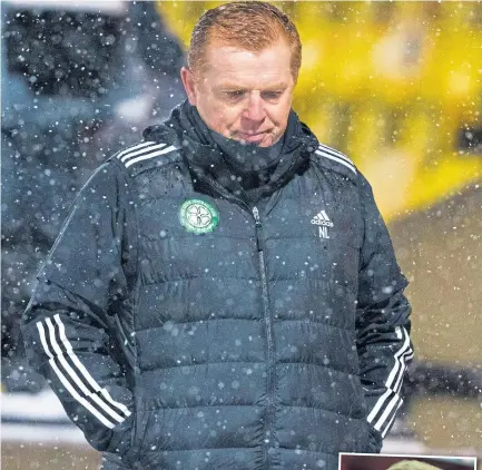  ??  ?? Neil Lennon resigned after Celtic’s dreams of 10-in-a-row crumbled.