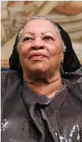  ?? Tribune News Service ?? ■ Author Toni Morrison is shown at a reception sponsored by the US ambassador at his residence in Paris in 2012, as part of the 10th America Festival. Morrison passed away on August 5th at the age of 88.
