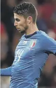  ??  ?? Chelsea new boy Jorginho.