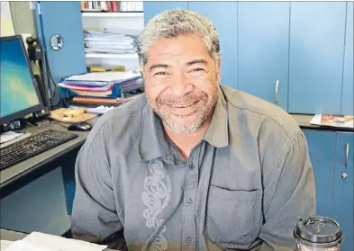  ?? Photo: ?? Rangikura School principal Eddie Uluilelata is pleased with results from the new school programme.