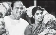  ??  ?? NT Rama Rao had married writer Lakshmi Parvathi in 1993 when he was 70 years old.