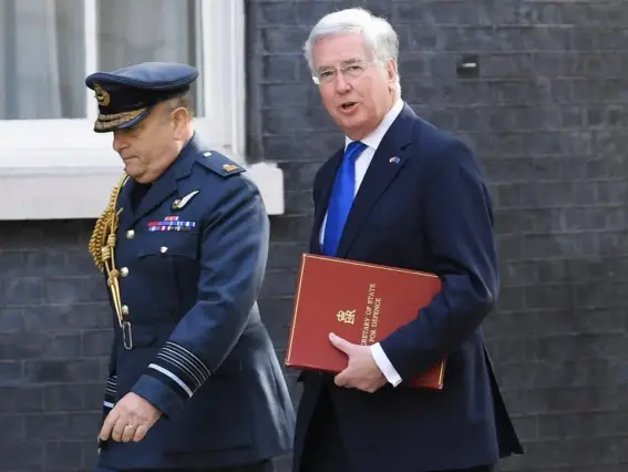  ??  ?? The Defence Secretary says the Middle Eastern country is ‘fully entitled’ to defend itself from rebels, and that it is an ‘important trading partner’ to the UK (PA)