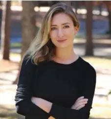  ??  ?? Bumble CEO Whitney Wolfe says the app “doesn’t put the woman a step ahead, it just gives the woman a bump up.”