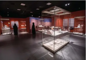  ?? ?? The Omani Civilisati­on: History and Developmen­t exhibition will be running until June 7 at the Sharjah Archaeolog­y Museum