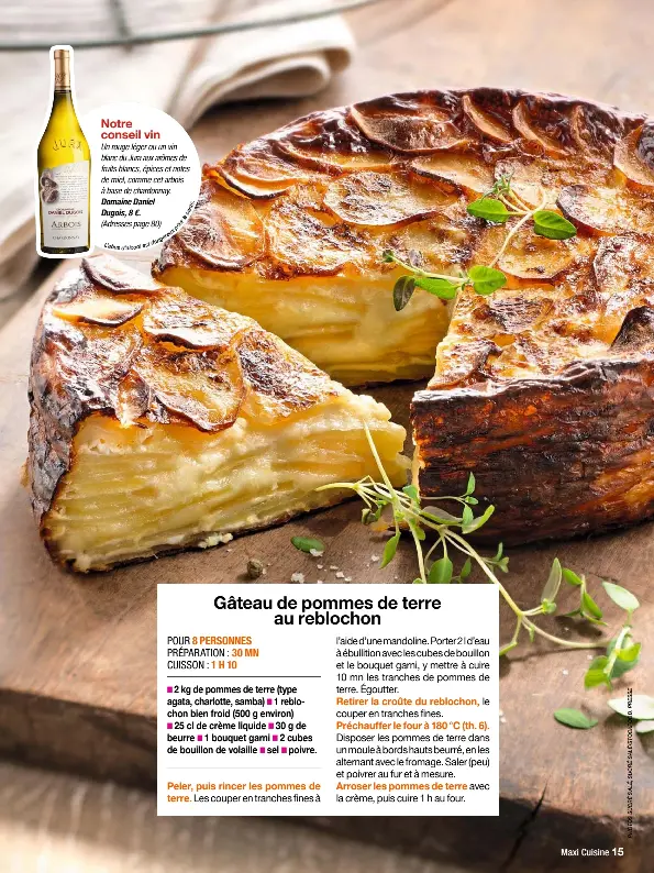 Gateau De Pommes De Terre Au Reblochon Pressreader