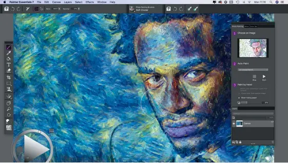  ??  ?? Combine multiple AI effects together, such as AI Van Gogh and AI Colored Pencil.