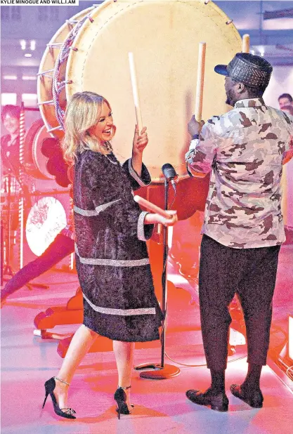  ?? ?? KYLIE MINOGUE AND WILL.I.AM